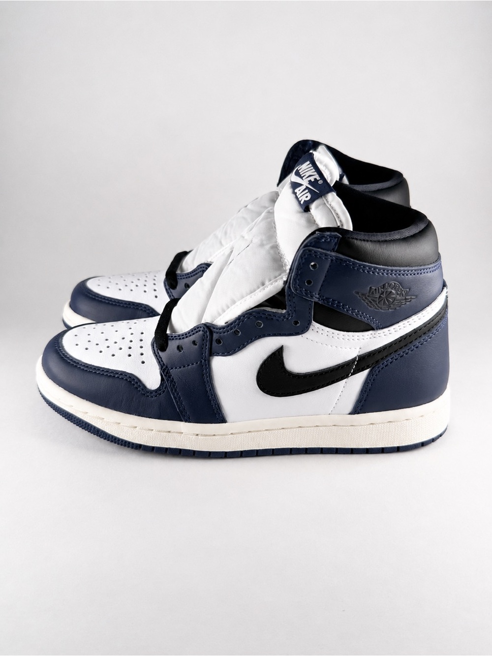 Size 5Y- Nike Air Jordan 1 High OG Midnight Navy Black